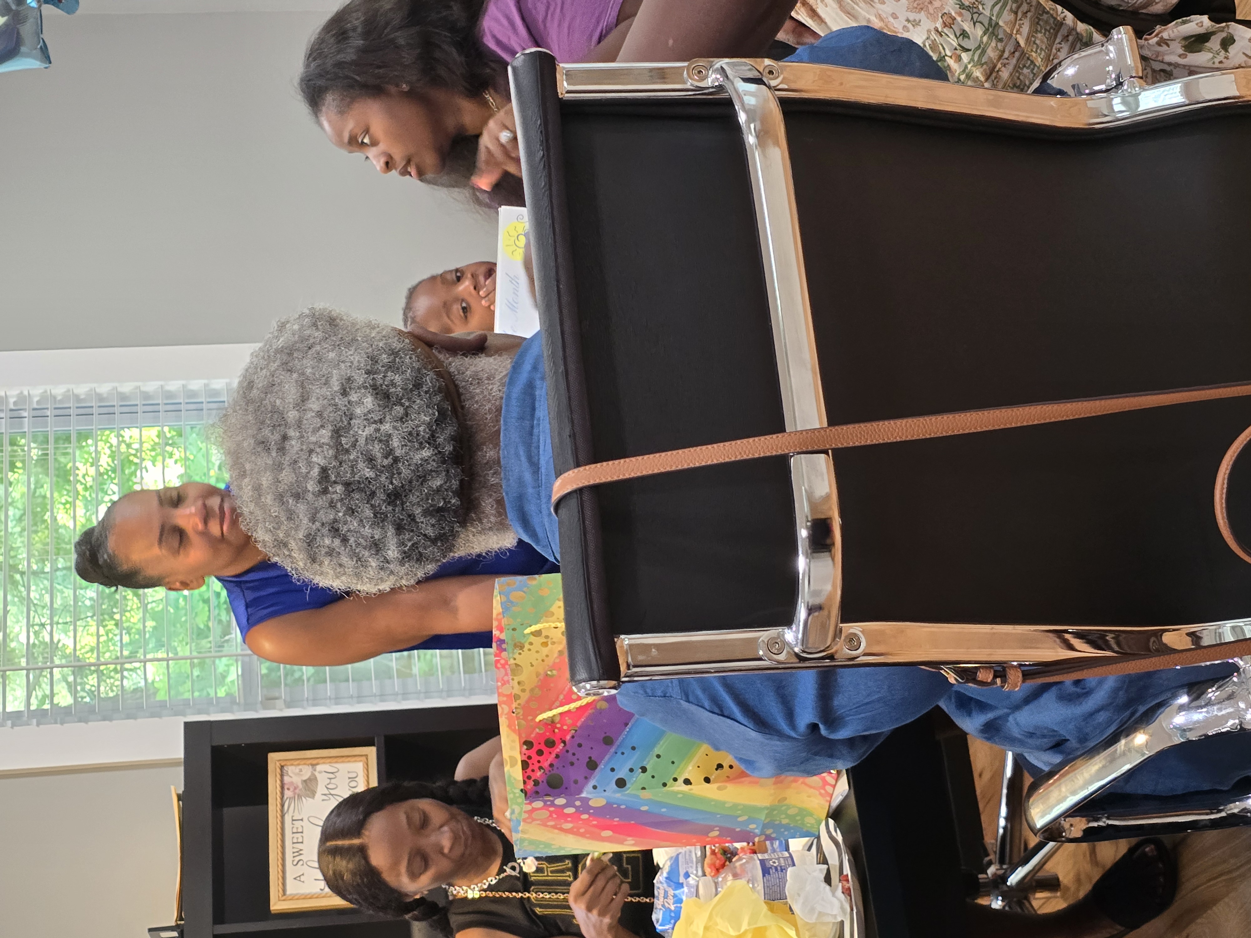people at a table